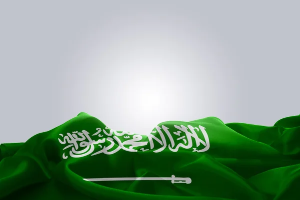 沙特阿拉伯的国旗 — 图库照片