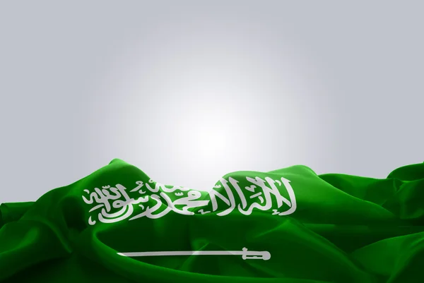 Bendera Nasional Arab Saudi — Stok Foto