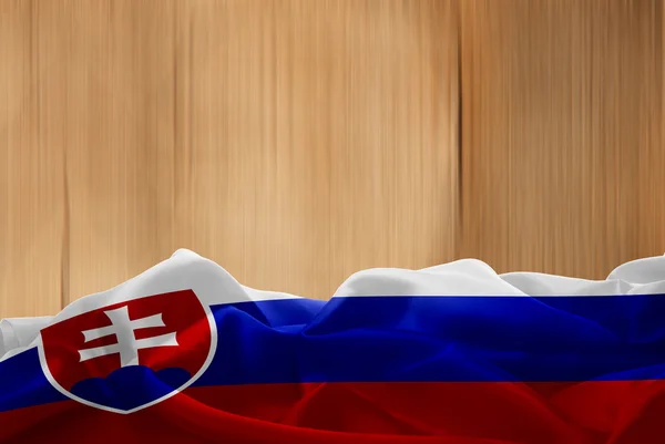 Bandera Nacional de Eslovaquia — Foto de Stock