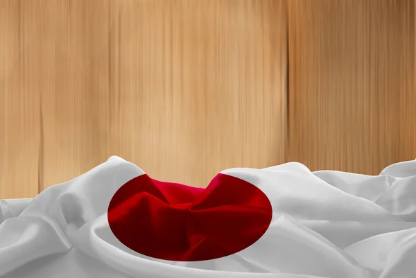 Japans nationella flagga — Stockfoto