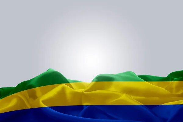 Gabon Ulusal Bayrağı — Stok fotoğraf