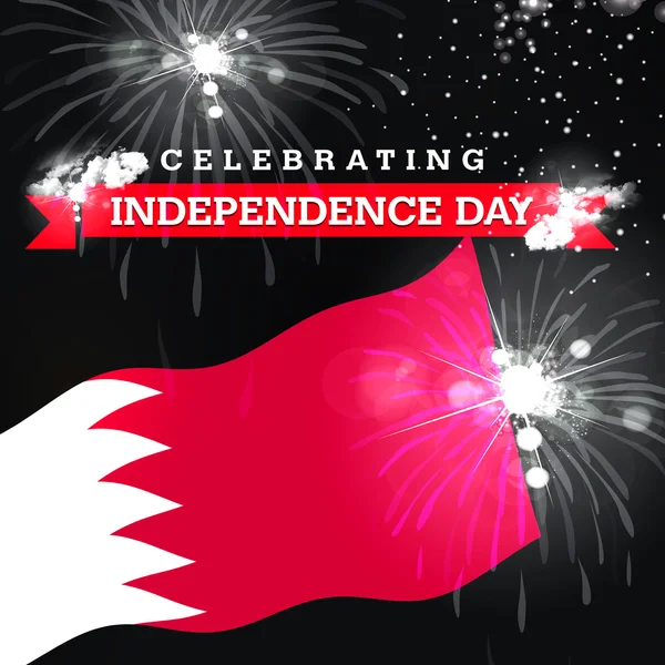 Bahrain Independence Day card — Stock Photo, Image