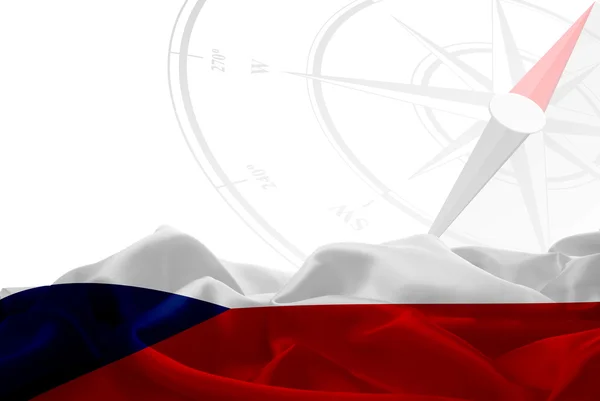 National flag of Czech Republic — Stock Photo, Image