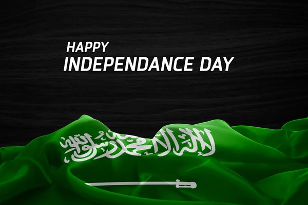 Carte du jour de l'indépendance de Saudia — Photo