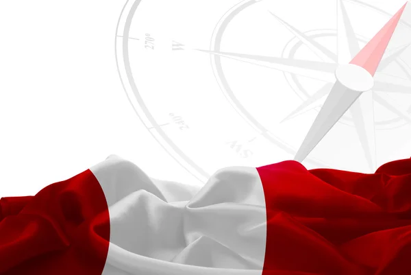 Nationalflagge von Peru — Stockfoto