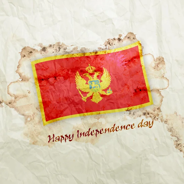 Montenegro Independence Day card — Stock Photo, Image