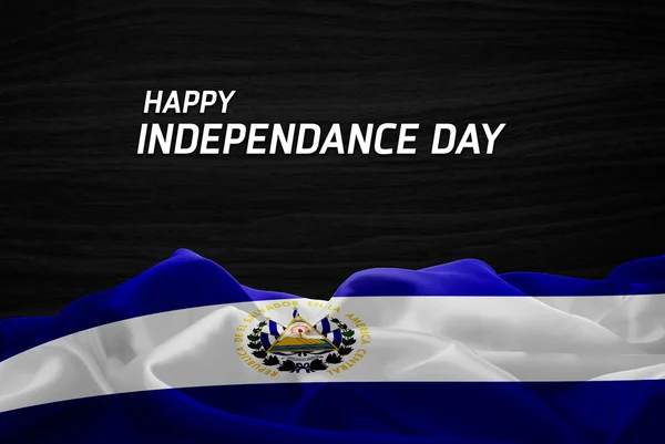 El Salvador Independence Day card — Stockfoto