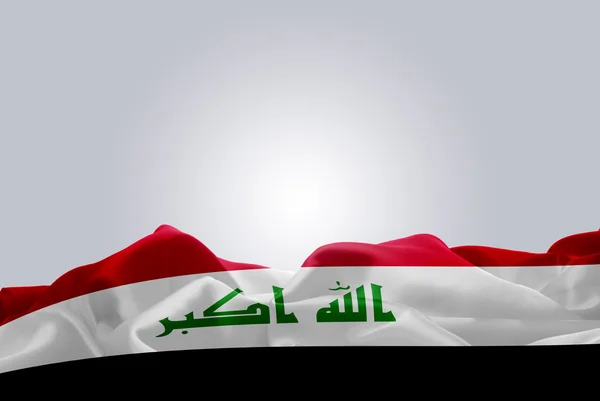 Bandiera nazionale dell'Iraq — Foto Stock