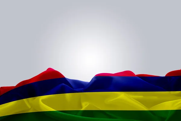 Bandeira nacional de Mauritius — Fotografia de Stock