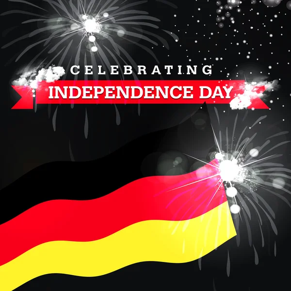 Germany Independence Day card — Stock Photo, Image