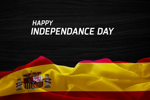 İspanya Bağımsızlık günü kartı — Stok fotoğraf