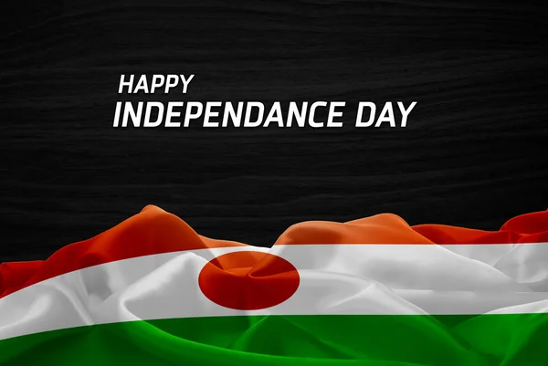Cartão de dia de independência da Nigéria — Fotografia de Stock