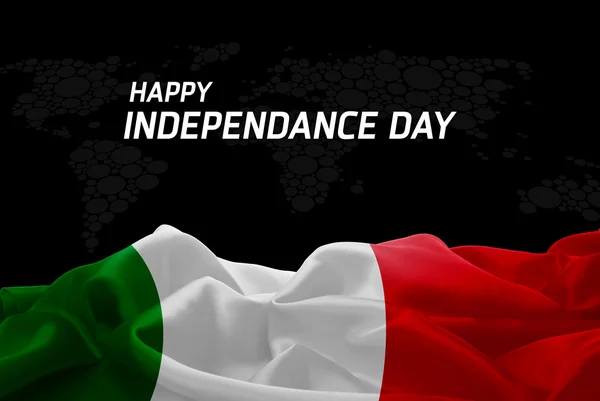 Olaszország függetlenség napja kártya — Stock Fotó