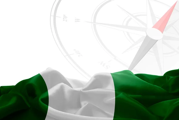 National flag of Nigeria — Stock Photo, Image