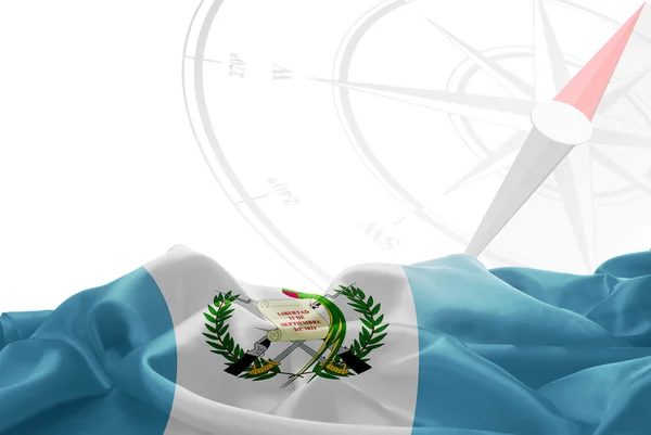 Guatemalas nationella flagga — Stockfoto