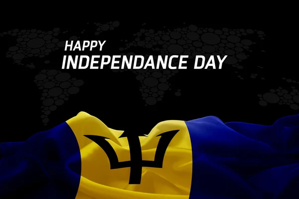 Barbados Tarjeta del Día de la Independencia —  Fotos de Stock