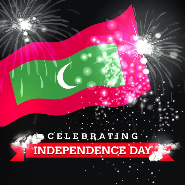 Ημέρα ανεξαρτησίας: Μαλδίβες κάρτα — Φωτογραφία Αρχείου