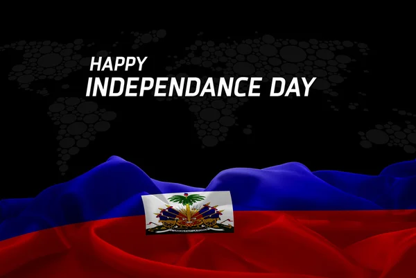 Haïti Independence Day card — Stockfoto