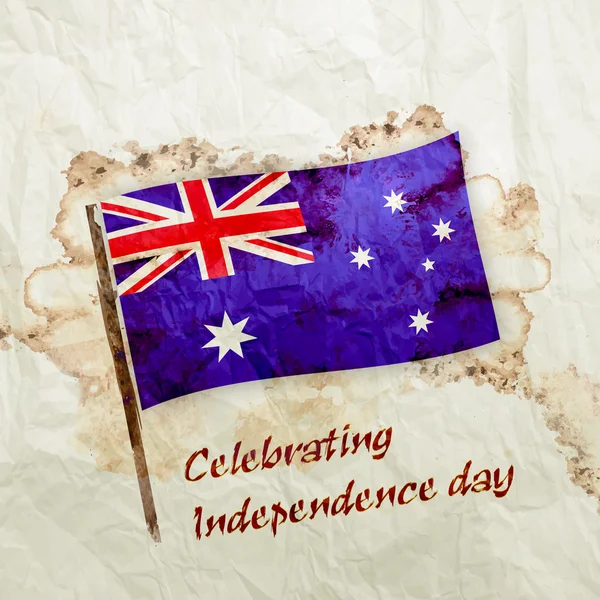 Bandera del país de Australia — Foto de Stock