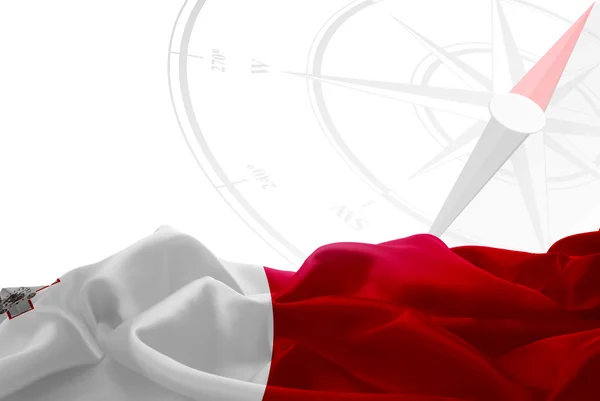 Bandera nacional de Malta —  Fotos de Stock