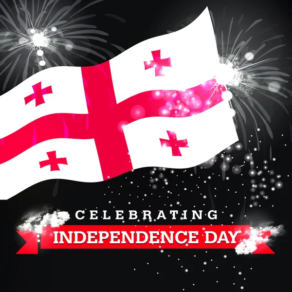 Georgia Independence Day card — Stock Photo, Image