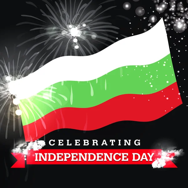 불가리아 독립 기념일 카드 — 스톡 사진