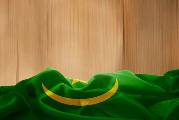 Nationale vlag van Mauritanië — Stockfoto