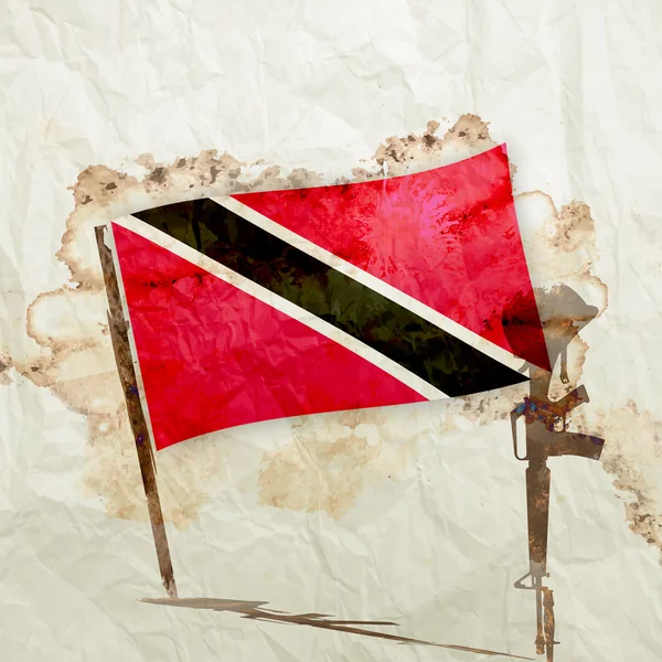 Vlag van Trinidad en tobago — Stockfoto