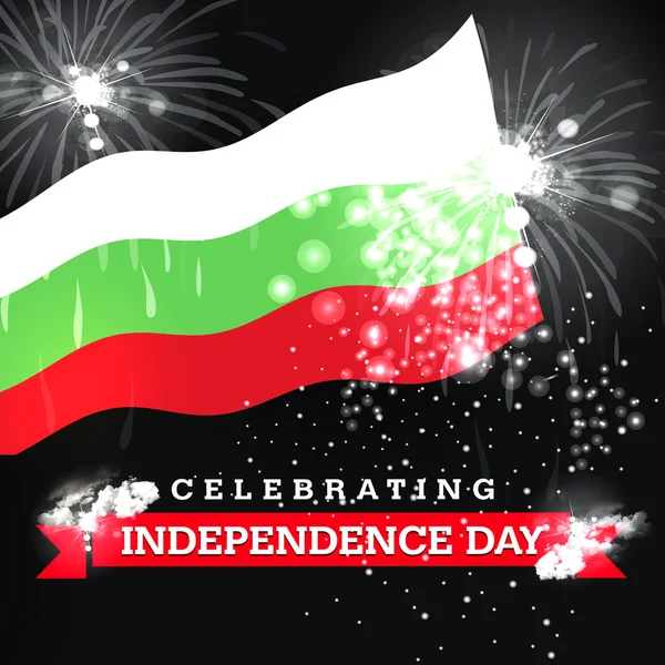 Bulgarien Independence Day card — Stockfoto