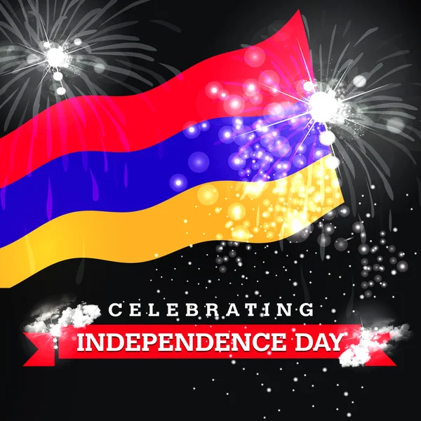 Armenia Independence Day card — Stock Photo, Image