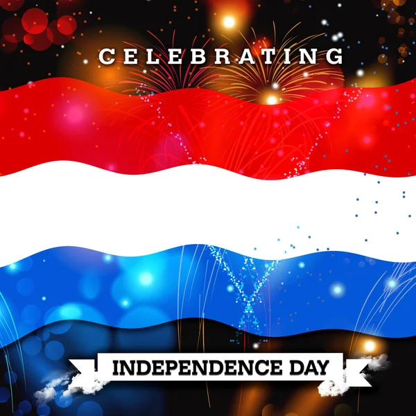 Tarjeta Día de la Independencia de Luxemburgo — Foto de Stock