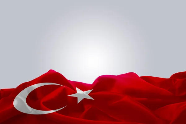 Törökország nemzeti lobogója — Stock Fotó