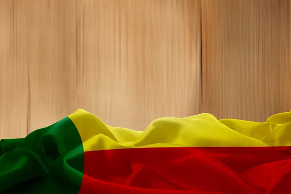 Nationalflagge von Benin — Stockfoto