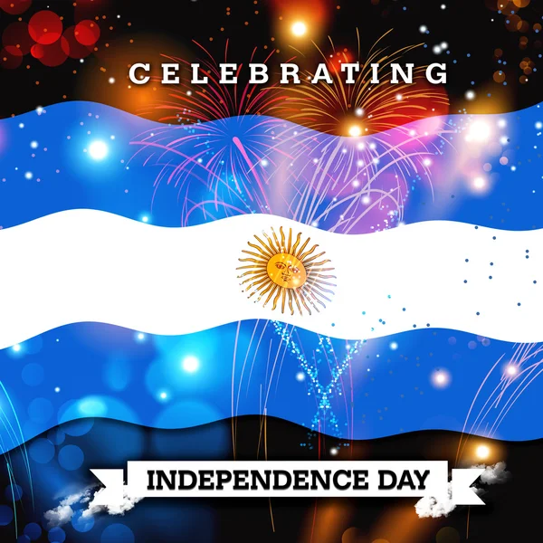 Tarjeta Día de la Independencia Argentina — Foto de Stock