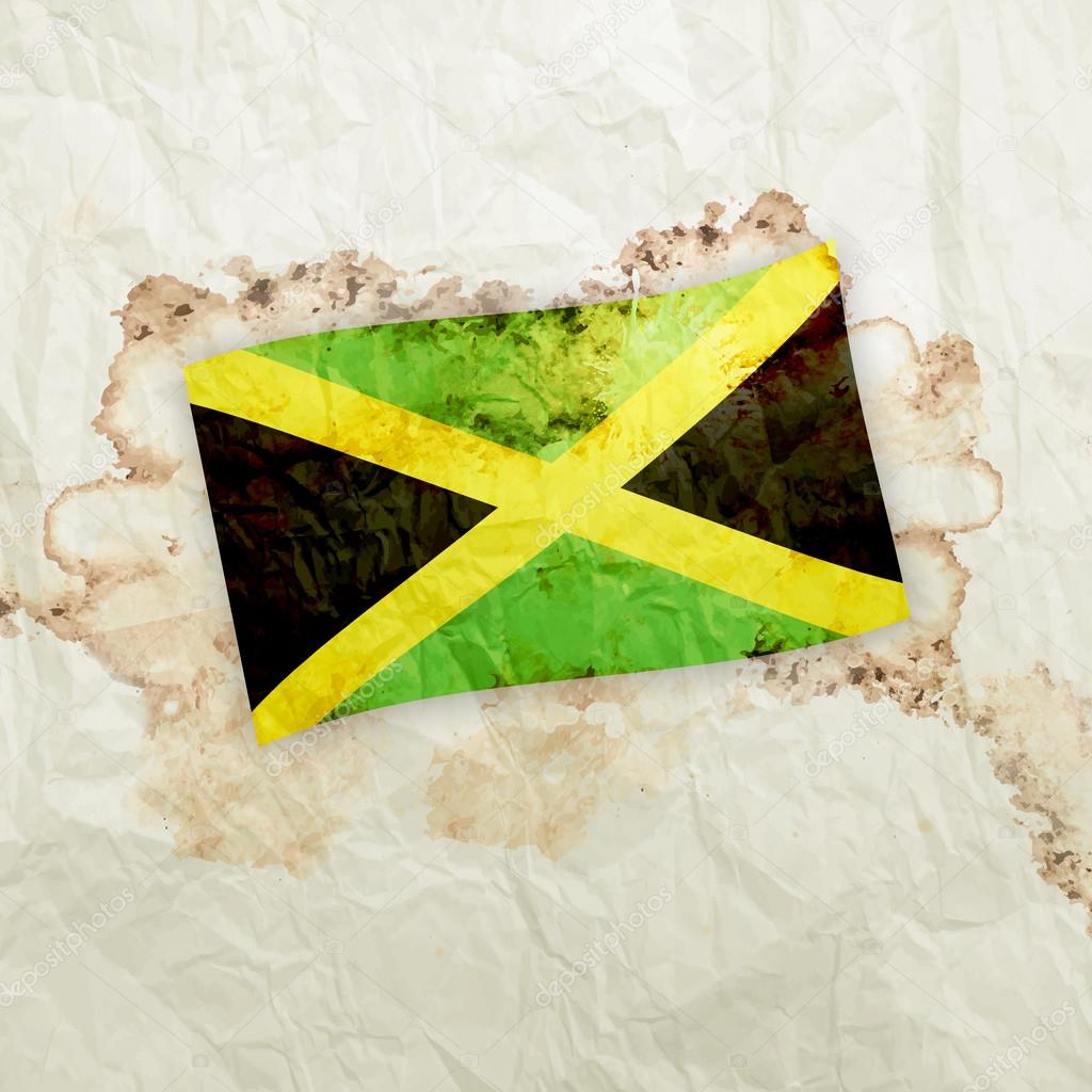 Jamaica Country Flag 