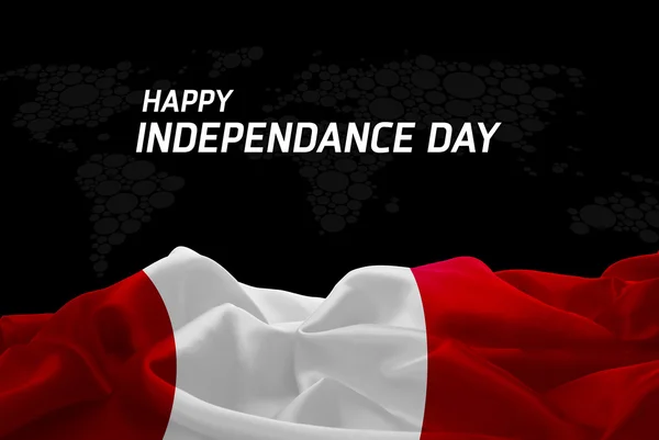 Szczęśliwego Dnia Niepodległości — Zdjęcie stockowe