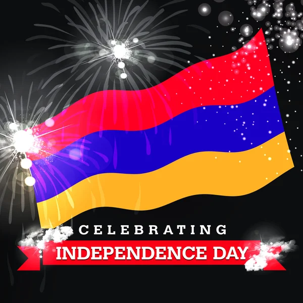 Armenia Independence Day card — Stock Photo, Image