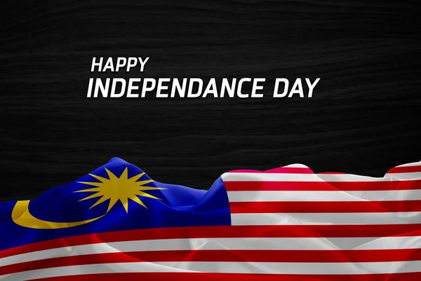 Malaisie Carte de fête de l'indépendance — Photo
