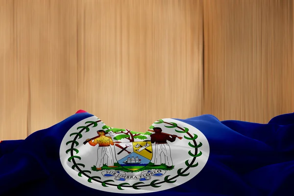 Belizes nationella flagga — Stockfoto