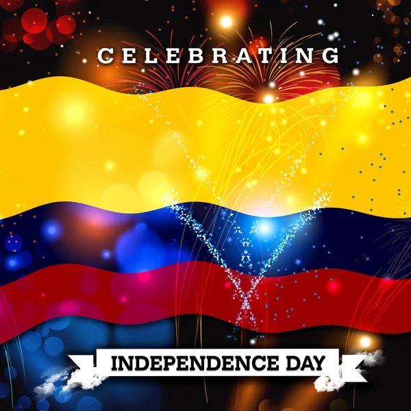 Columbia Independence Day card — Φωτογραφία Αρχείου