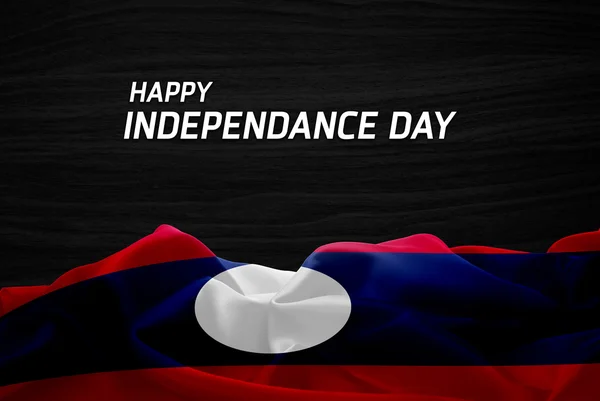 Dzień Niepodległości Laos karty — Zdjęcie stockowe