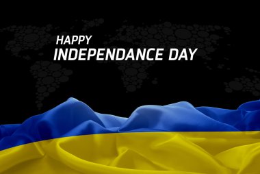  Ukraine Independence Day card clipart