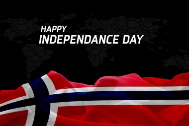 Norveç Bağımsızlık günü kartı