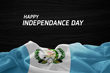 Guatemala Independence Day card clipart