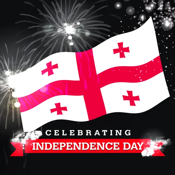 Georgia Independence Day card — Stock Photo, Image