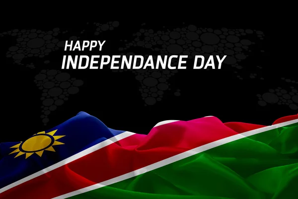 Namibya Bağımsızlık günü kartı — Stok fotoğraf