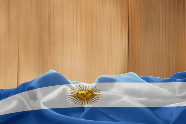 Argentína nemzeti lobogója — Stock Fotó