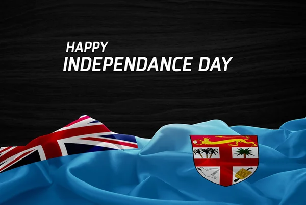 Tarjeta del Día de la Independencia de Fiji — Foto de Stock