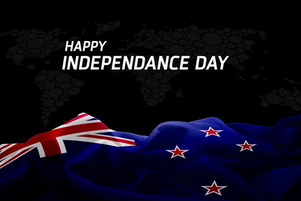 New Zealand Independence Day card — Stock Photo, Image