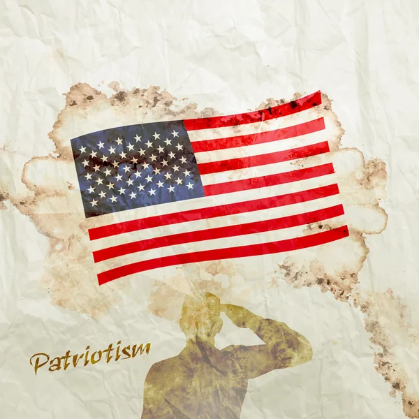 USA-Flagge — Stockfoto
